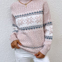 Tamsin | Cozy Snowflake Mock-Neck Sweater 7