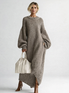 VALERIA | Oversized Knit Maxi Sweater Dress 1