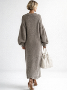 VALERIA | Oversized Knit Maxi Sweater Dress 3