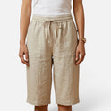 Bermuda Shorts Drawstring Elastic Waist Casual