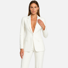 Women's Elegant Blazer and Trouser Set with Crease 1