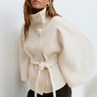 Women's High Collar Cape Coat – Luxurious and Elegant Winter Coat 2