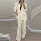 Women's Oversize Suit Jacket and Wide Trousers 2