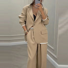 Women's Oversize Suit Jacket and Wide Trousers 4