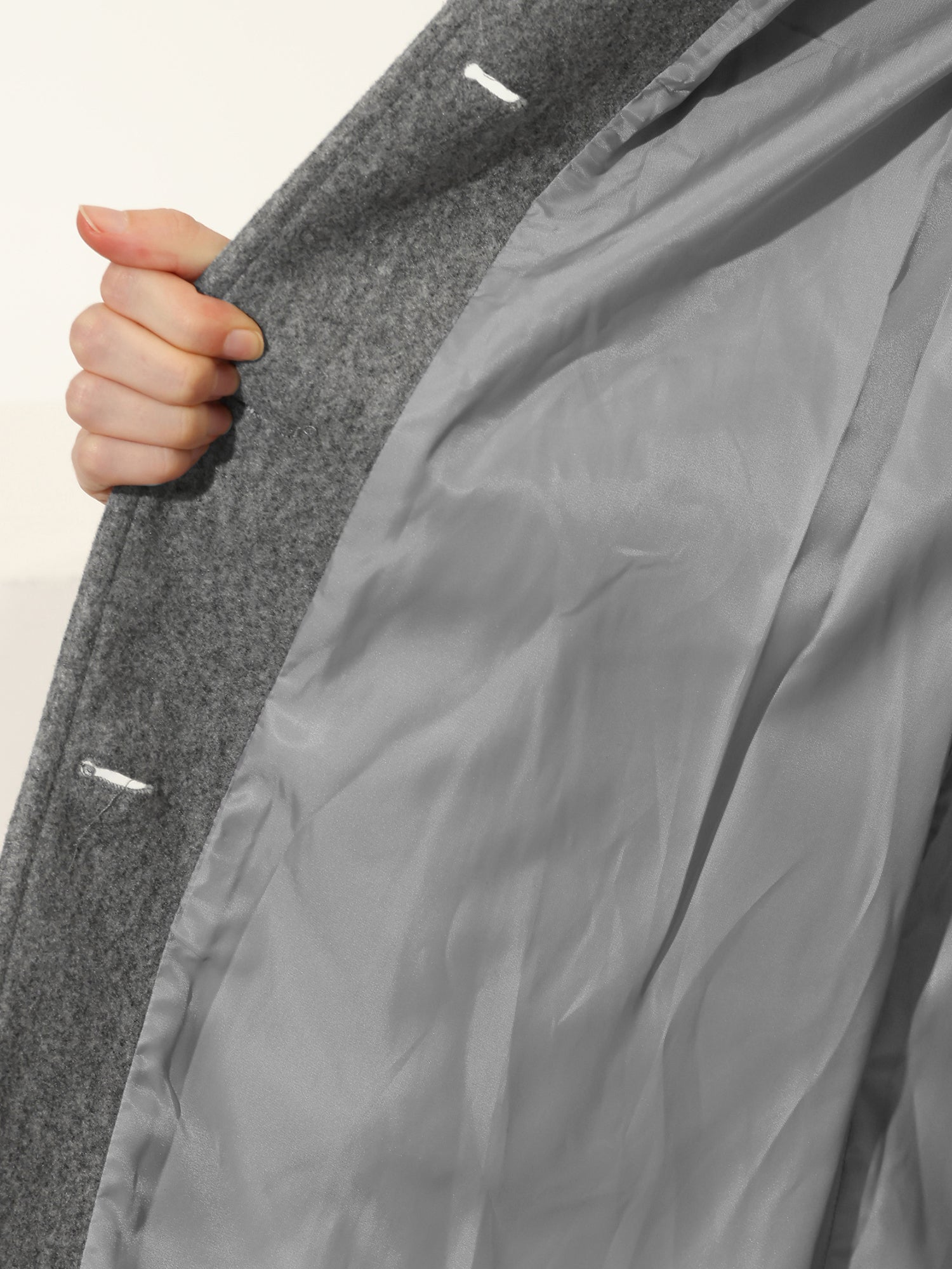 Women's Single Breasted Winter Trench Coats 4