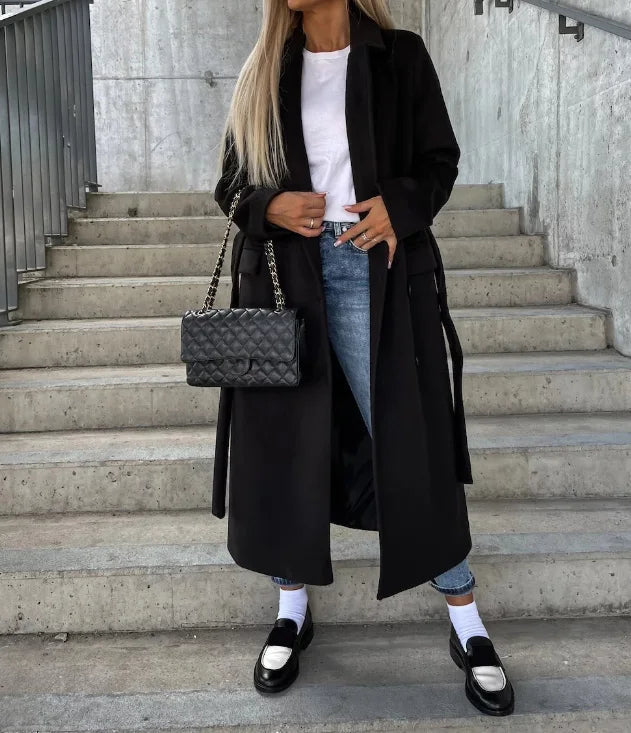 Women's Thick Double-Breasted Coat 3