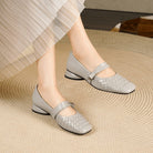 Woven Mary Jane Flats for Women 1