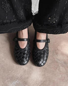 Woven Mary Jane Flats for Women 2