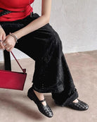 Woven Mary Jane Flats for Women 5