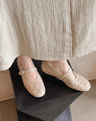 Woven Mary Jane Flats for Women 8