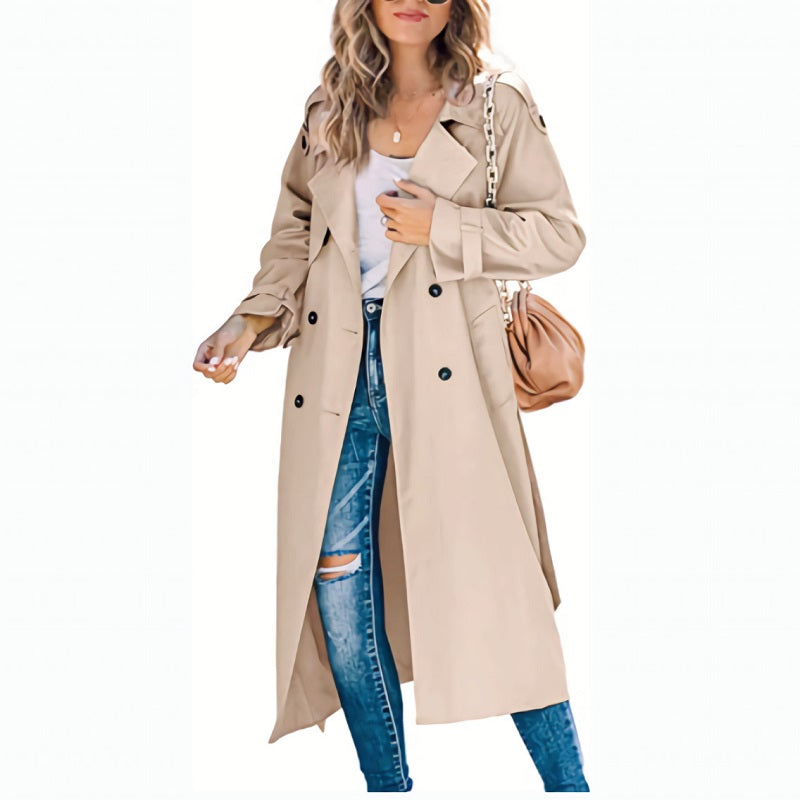 Zara -  Women's Trench Coat Long 3