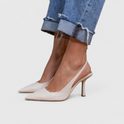 Women's Pointed Toe Slingback Heels