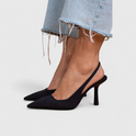 Women's Pointed Toe Slingback Heels