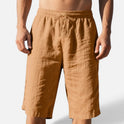 Bermuda Shorts Drawstring Elastic Waist Casual