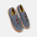 Women's Perforated Slip-On Sneakers with Elastic Strap