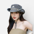 Sun Hat Wide Brim Adjustable Chin Strap Outdoor Hat