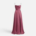 Cowl Neck Maxi Dress with Side Split