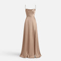 Cowl Neck Maxi Dress with Side Split