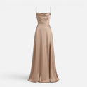Cowl Neck Maxi Dress with Side Split