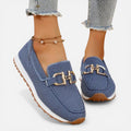 Metal Detail Slip On Loafers