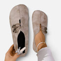 Button Detail Slip On Shoes