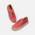 Women's Perforated Slip-On Sneakers with Elastic Strap