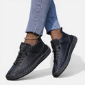Orthopedic Ankle Boots Lace Up Hook and Loop Strap