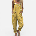 Sleeveless Printed Pocket Jumpsuit