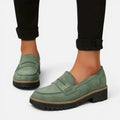 Orthopedic Slip On Loafers Round Toe Casual Shoes