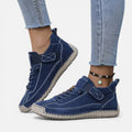 Orthopedic Ankle Boots Lace Up Hook and Loop Strap