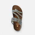 Orthopedic Sandals Braided Strap Adjustable Buckle Open Toe
