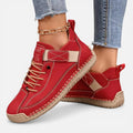 Orthopedic Ankle Boots Lace Up Hook and Loop Strap