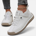 Orthopedic Ankle Boots Lace Up Hook and Loop Strap
