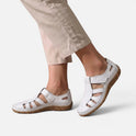 Orthopedic Flats Cutout Slip On Casual Shoes