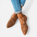 Pointed Toe Flat Slip On Shoes