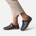 Orthopedic Flats Cutout Slip On Casual Shoes