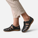 Orthopedic Flats Cutout Slip On Casual Shoes