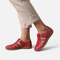 Orthopedic Flats Cutout Slip On Casual Shoes