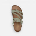 Orthopedic Sandals Braided Strap Adjustable Buckle Open Toe