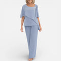 Layered Occasion Top and Trousers Set