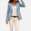 Tailored Blazer with Structured Fit