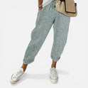 Jogger Trousers Drawstring Relaxed Fit Casual