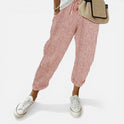 Jogger Trousers Drawstring Relaxed Fit Casual