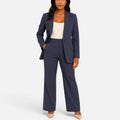Tailored Blazer and Wide Leg Trouser Set