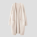 Open Front Cardigan Knit Long Sleeve