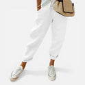 Jogger Trousers Drawstring Relaxed Fit Casual