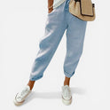 Jogger Trousers Drawstring Relaxed Fit Casual