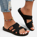 Orthopedic Slide Sandals Adjustable Strap Mesh Open Toe