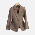 Women's Wool Blend Blazer – Patch Pockets