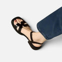 Orthopedic Sandals Strappy Open Toe Flat Casual